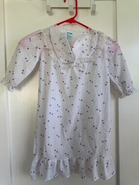 Vintage Girls Toddletime Nightgown JC Penney Size 2 Lace Trimmed